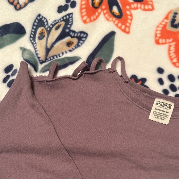 PINK Victoria's Secret Lavender Sweatshirt - Picture 3 of 4